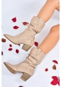 Resim Fox Shoes Ten Büzgülü Dallas Kadın Bot J404040009 