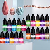 Resim 10/20 adet-Renkli Kokulu Mum Boya Seti, DIY El Yapımı Mumlar, Mum Boyama Malzemeleri, Hediye Seti için 5ml Yüksek Konsantre Sıvı Boya 