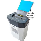 Resim HP OneShred Auto 80CC Otomatik Beslemeli Çapraz Kesim 4.3x12 MM 15 L Evrak İmha Makinesi 