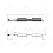 Resim SVAC 10-254 Ön Fren Hortumu Mercedes 903 316Cdı 00-06 904 416Cdı 00-06 