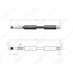 Resim SVAC 10-254 Ön Fren Hortumu Mercedes 903 316Cdı 00-06 904 416Cdı 00-06 