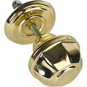 Resim Sekizgen Sarı Kaplama Kapı Topuzu Baba 