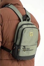 Resim MEGA BAG Yağmura Dayanıklı Polyester Kumaş Mini Erkek Sırt Çantası 