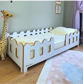 Resim Markaawm Markaawm Montessori Yatak Decco Çocuk Karyola Akçaağaç 