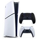 Resim Sony Playstation 5 Slim Dijital Versiyon 1 TB PS5 Oyun Konsolu - 2. Dualsense Oyun Kolu Beyaz-Siyah 