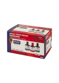Resim Beyaz Yazı Tahta Kalemi Mürekkebi Kırmızı 100 Ml X 6 Adet Diğer 