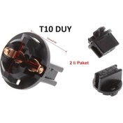 Resim T10 Duy Gösterge Tavan Ampül Duy 2 Li Paket (487085046) 