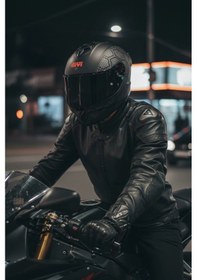 Resim Gıvı 50.x Snake Mat / 1 Renkli 1 Şeffaf Vizörlü Motosiklet Kask Siyah Vizör + Şeffaf 