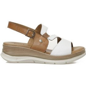 Resim İnci Incı Fada 5fx Beyaz Kadın Dolgu Topuk Sandalet 000000000102004985 Beyaz 