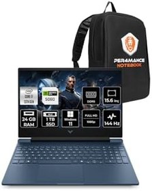 Resim HP Victus 15 i7-13620H 24GB 1TB SSD RTX5060/8GB 15.6'' FHD 144Hz W11P Gaming Laptop & Per4 ÇANTA 