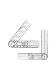 Resim Dream011 1pc Eklem Açı Ölçer Cetvel Multifonksiyonel Pvc Gönye Sanatçılar Ve Öğrenciler İçin 1 Adet 