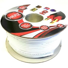 Resim Herz Full Hd 4K Rg6U4 Anten Kablosu 100Metre 48Tel 