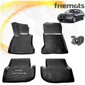 Resim Bmw F10 5 Serisi 3D Paspas Havuzlu Siyah 2013 Sonrası 4 Prç N11.24360 