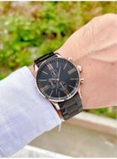 Resim ÇENÇEN Siyah Rose Çelik Analog Sevgili Çift Kol Saati 
