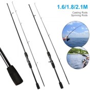 Resim 1.68m/1.8m Karbon Fiber Olta Kamışı - Ultra Hafif Spin Kamış, Ergonomik Saplı, Siyah, Tatlı Su & Tuzlu Su Balıkçılığı, Trolling & Casting için 1.6/1.8/2.1m Uzunluklarda, Dayanıklı & Hassas Tasarım, Tatlı Su Balıkçılığı Kamışları 