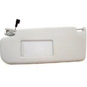 Resim Volkswagen Jetta Mk5 2006-2011 Model Arası Uyumludur Ön Sol Güneşlik Guneslık Aynalı Komple Açık Gri 