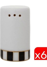 Resim Porland Palms Tuzluk 6cm 6 Lı 04alm005897 Beyaz - Siyah 