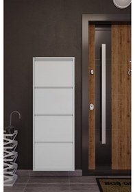 Resim Ceha 4'lü Metal Ayakkabılık - Gri K.AYK-4 /AB7035 Gri 