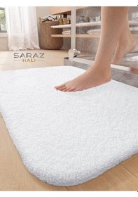 Resim Organıc Soft 60x100 Beyaz Banyo Paspası Beyaz 