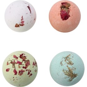 Resim Nadom 4 Adet Peeling El Yapımı Doğal Renkli Kokulu Pedikür Ayak Nem Topu Nem Bombası 