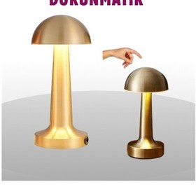 Resim Taşınabilir Dokunmatik Led Lamba Sıcak & Soğuk Işık Ayarı Çok Renkli 