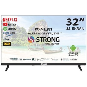 Resim Mt32Es2000F 32'' 82 Ekran Ultra Ince Smart Tv Strong