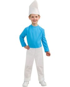 Resim Şirinler Şirin Çocuk Kostümü 7-8 Yaş / No Color 