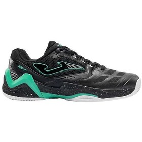 Resim Joma Set Men 2601 Black Turquoıse Erkek Siyah - Turkuaz Tenis Ayakkabı Tsets2601ac Siyah 