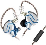 Resim Concept Kart KZ ZS10 Pro Mikrofonlu Kulak İçi Kablolu Kulaklık (Parlama Mavisi) 