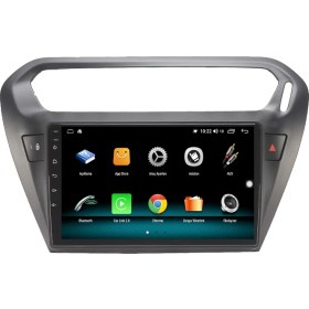 Resim Fimex Peugeot 301 Android 10 Carplay Özellikli Navigasyon Multimedya Ekran 2gb Ram + 32gb Hdd 