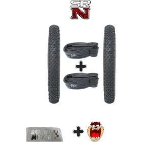 Resim Serin-Bisiklet 16 Inch Iç Dış Lastik Seti Ön Arka TAKIM(DIŞ16X1,95-İÇ16X1.75-2.125)TZMNYA Stcker 