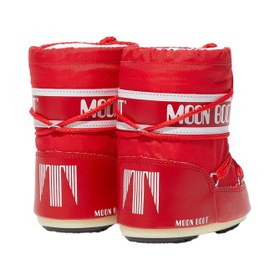 Resim Moon Boot Mini Nylon Unisex Çocuk Kırmızı Kar Botu 