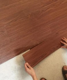 Resim 8 Adet 90x15 Cm 1m² Yer Döşemesi Esnek Silinebilir Zemin Duvar Parke Kendinden Yapışkanlı 