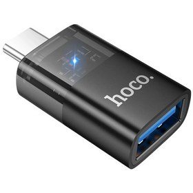 Resim Hoco. Ua36b Tak Çalıştır Type-c To Usb 3.0 Dönüştürücü - Siyah 