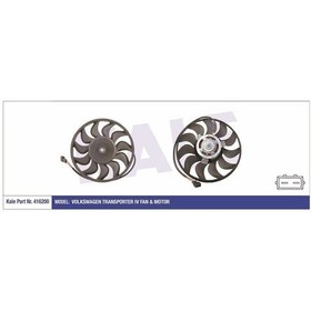 Resim FAN MOTORU (KUCUK OLAN 280W 282MM) TRANSPORTER T4 