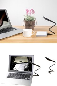 Resim KaraköyOnline USB Girişli esnek 3 Seviye Dokunmatik Usb Led Masa Çalışma Kitap Okuma Lambası Pc Gece Lambası 
