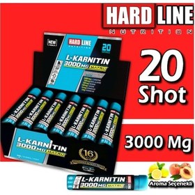 Resim Hardline L-Karnitin 3000 Mg 30 Ml X20 Ampül L-Carnitine 