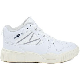 Resim MP 242-1827zn Kadın Sports Hi Sneaker Ayakkabı Beyaz-beyaz 36 Beyaz 