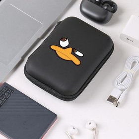 Resim Ördek Logo Baskılı - Sert Kabuklu Taşınabilir Çanta ve Belge Cüzdanı 