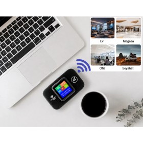 Resim Al-tech Bilişim 300 Mbps 4g Lte Mobil Wifi Modem Taşınabilir Hotspot 3000MAH Bataryalı Type-C Şarjlı 