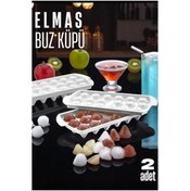 Resim mycarmella Buz Kalıbı ELMAS İçecek Buz Kalıbı - Mutfak Buz Kalıbı Kolay Çıkarılır B - VHT9103-1788 