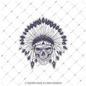 Resim Rfhlm178 Reflektif Mohikan Kurukafa Etiketi 