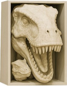 Resim T-rex Kitaplık Dekoru 