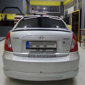 Resim Sts Oto Aksesuar Hyundai Accent Era Bagaj Üstü Spoiler Bagaj Çıtası Piano Black 
