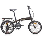 Resim Carraro Flexı 108 Katlanır Bisiklet 285h V 20 Jant 8 Vites Mat Antrasit-siyah-kırmızı 
