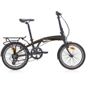 Resim Carraro Flexı 108 Katlanır Bisiklet 285h V 20 Jant 8 Vites Mat Antrasit-siyah-kırmızı 