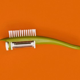 Resim Arow Fırçalı Soyacak - Yeşil - 10 cm 