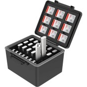 Resim 2'si 1 Arada USB Flash Sürücü Kılıfı ve Hafıza Kartı Kılıfı Düzenleyici 25 USB Flash Sürücü + 9 Sd + 18 Micro Sd - Sd Kart Tutucu USB Bellek Çubuğu Saklama Kutusu 