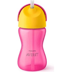 Resim Philips Avent Desenli Pipetli Alıştırma Bardağı 1+ Yaş 300 ml (3 Adet) 