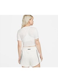 Resim Nike Air Baskılı Dar Kesimli Kısa Kadın Tişört Dz3751-121 